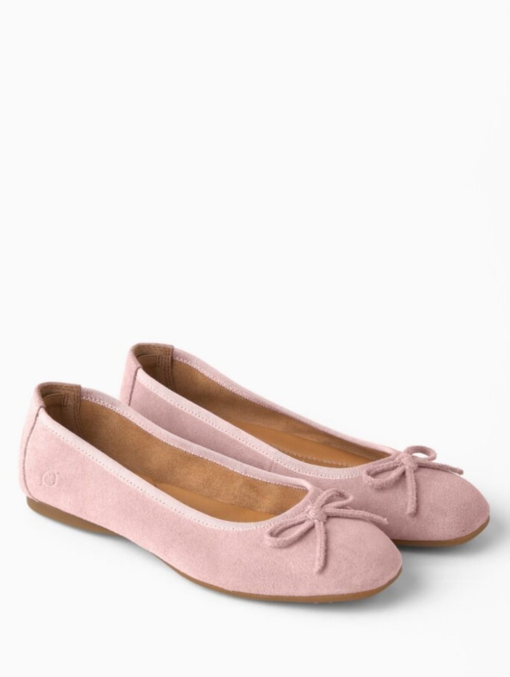 Børn Blush Pink Suede Ballet Flats Sz 9.5